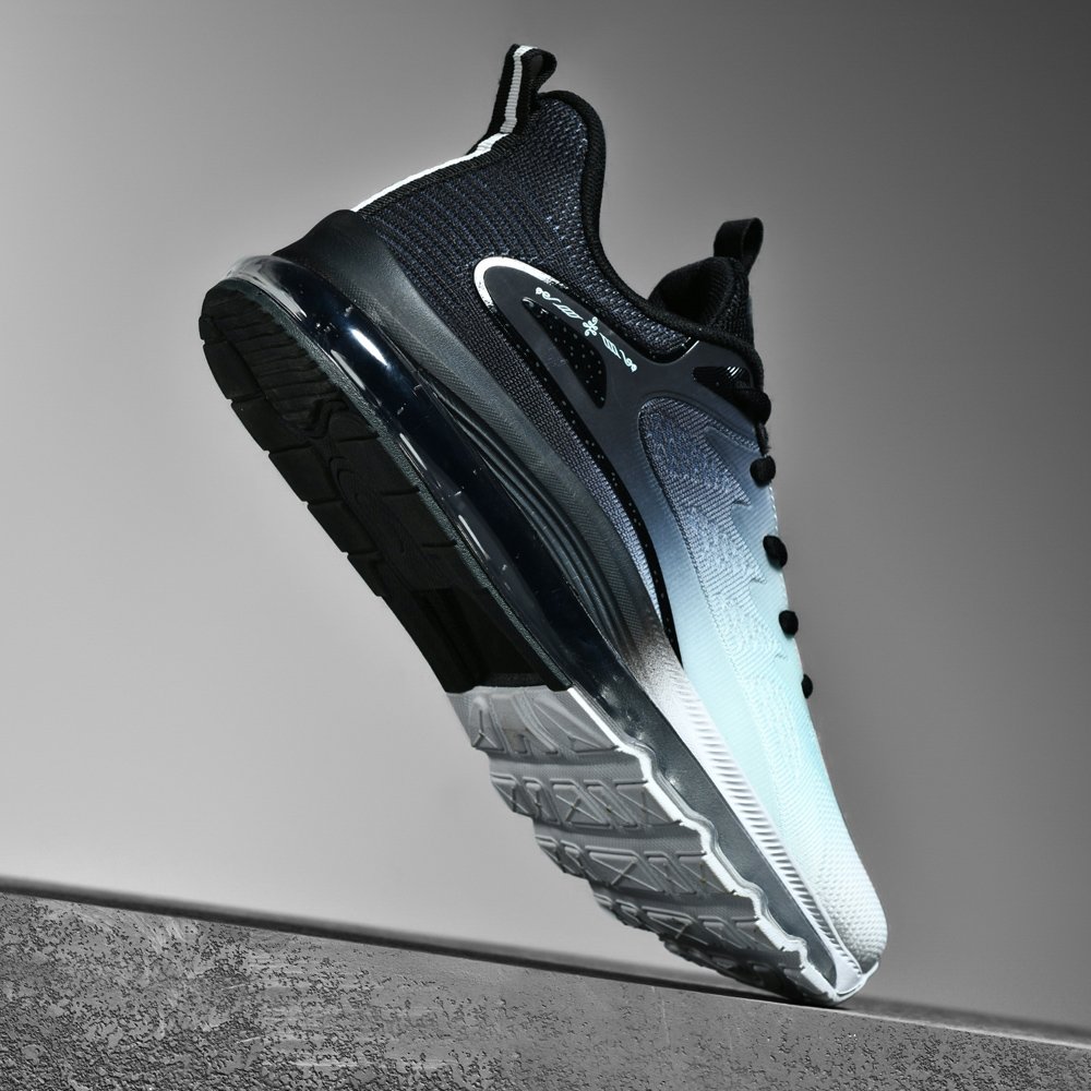 6662- New sports shoes, basketball shoes, full-length air cushion mesh, breathable running, thick sole, shock-absorbing air cushion shoes