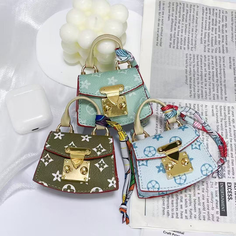 Luxury Designer Mini Creative Fan Bag Headphone Bag For Galaxy Buds Keychain Bag Fashionable Mini Bag coin Pocket