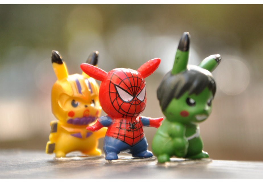 Adorable Miniature Wildlife Collection: A Complete Set of Six Lifelike Animal Statuettes for Home Decor