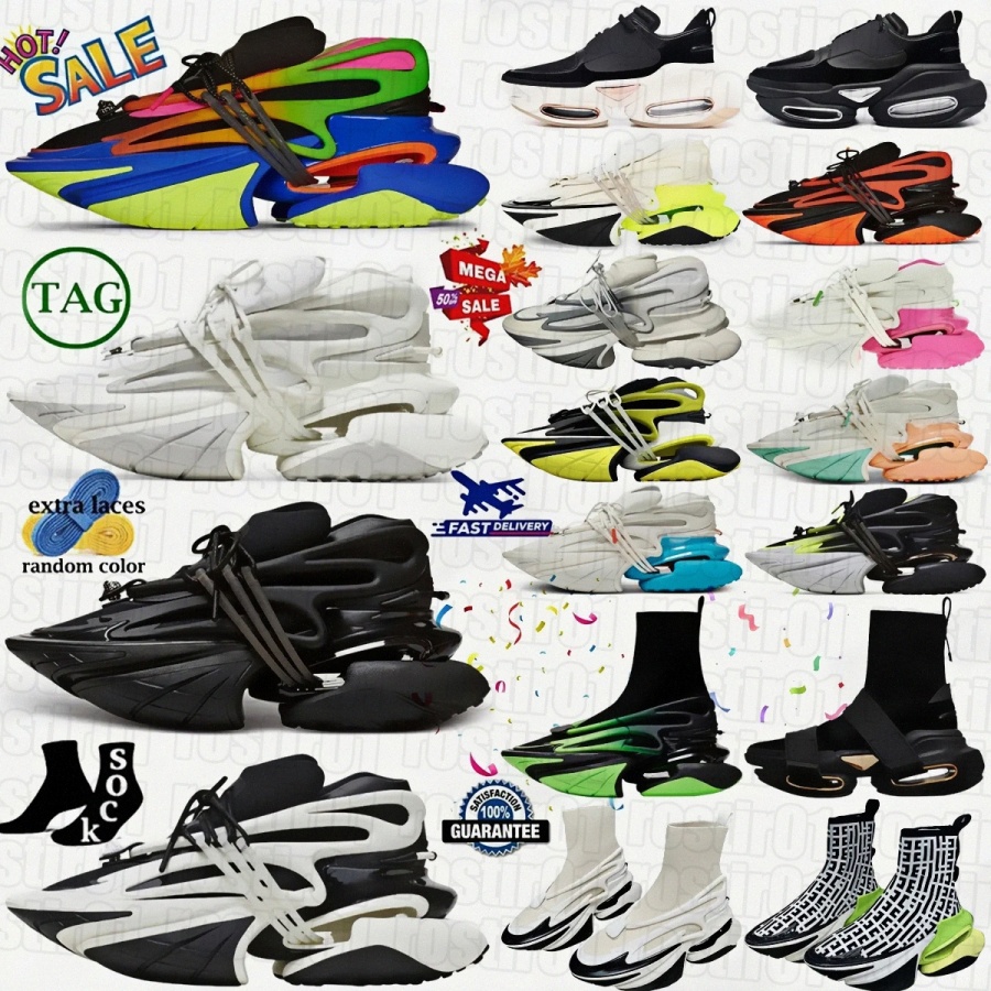 Unicorn Sneakers Designer Luxurys Shoe for Men and Womens Metaverse Low top Trainers in Neoprene Thick Platform Soles Paris Fashion Unicorns shoes