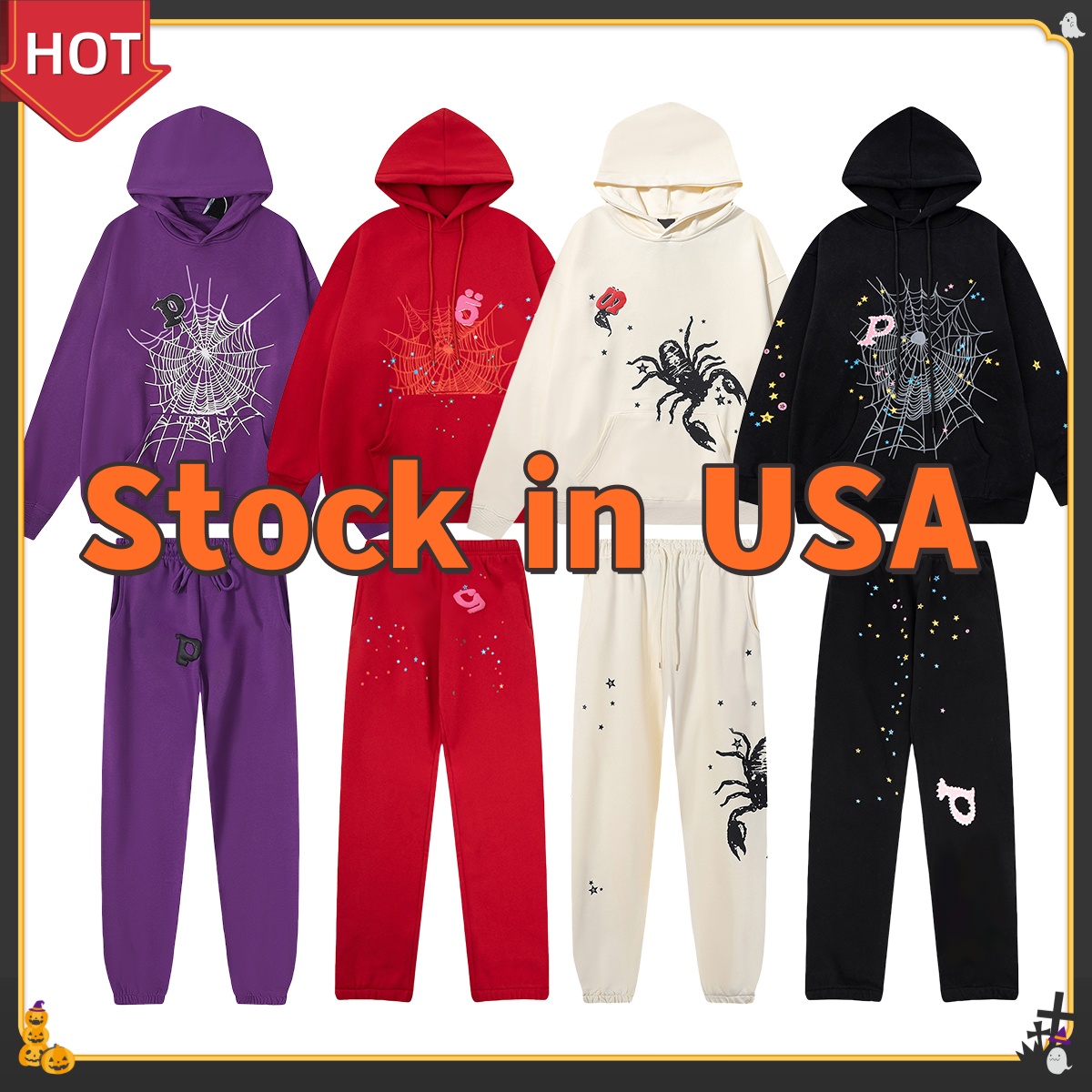 designer hoodie fashion clothing men hoodies designer clothes hoodies for men designer jumper sweater mens hoodie Winter Casual Clothing spider tracksuit Set