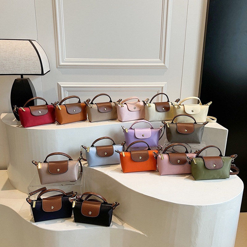 Cross Border Mini Dumpling Bag Nylon Women's Handbag New Mini Handbag Single Shoulder Crossbody Bag Small Shoulder Bag