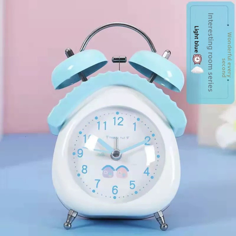 Cute House Shape Bell Student Children's Silent Creative Alarm Clock