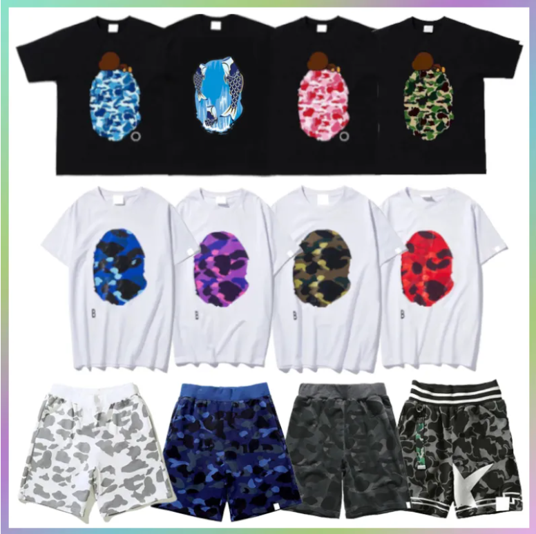 Mens Designer T Shirt Tops T-Shirts sporty Womens Tees Trends Designer Cotton Short Sleeves Luxury Sharks Tshirts Clothing Street Shorts Sleeves