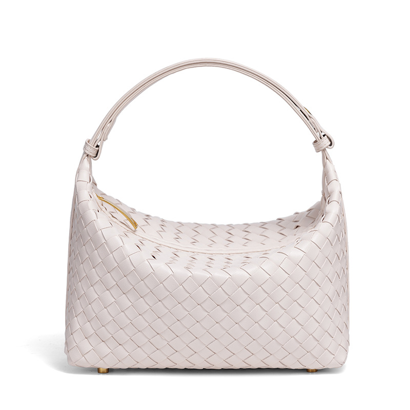 2025 new Hand - woven Women's Fashionable Shoulder and Cross - body Bags Casual and Simple Hand - held Lunch Box Bags