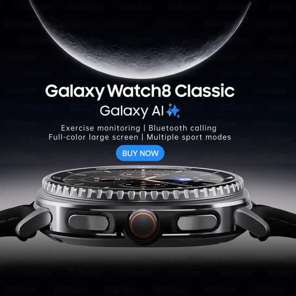 46mm Clone Version AMOLEL BT Call 3ATM Galaxy 7 Upgraded Smartwatch For Galaxy Watch 8 Classic GPS NFC SmartWatch Y250802