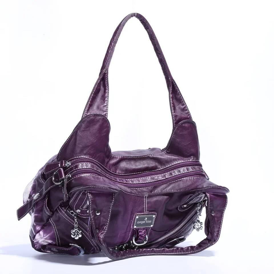 Angelkiss Bag Women Handhag Designers Shoulder bags Vintage Fashion Shoulder Bags Female Top-handle Tote Bag Large Purse