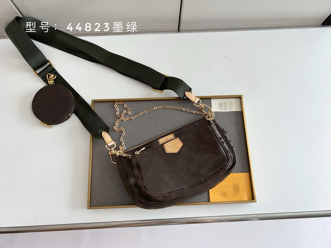 Classic high-quality luxury designer women's shoulder bag, women's wallet handbag, underarm or crossbody backpack, free delivery