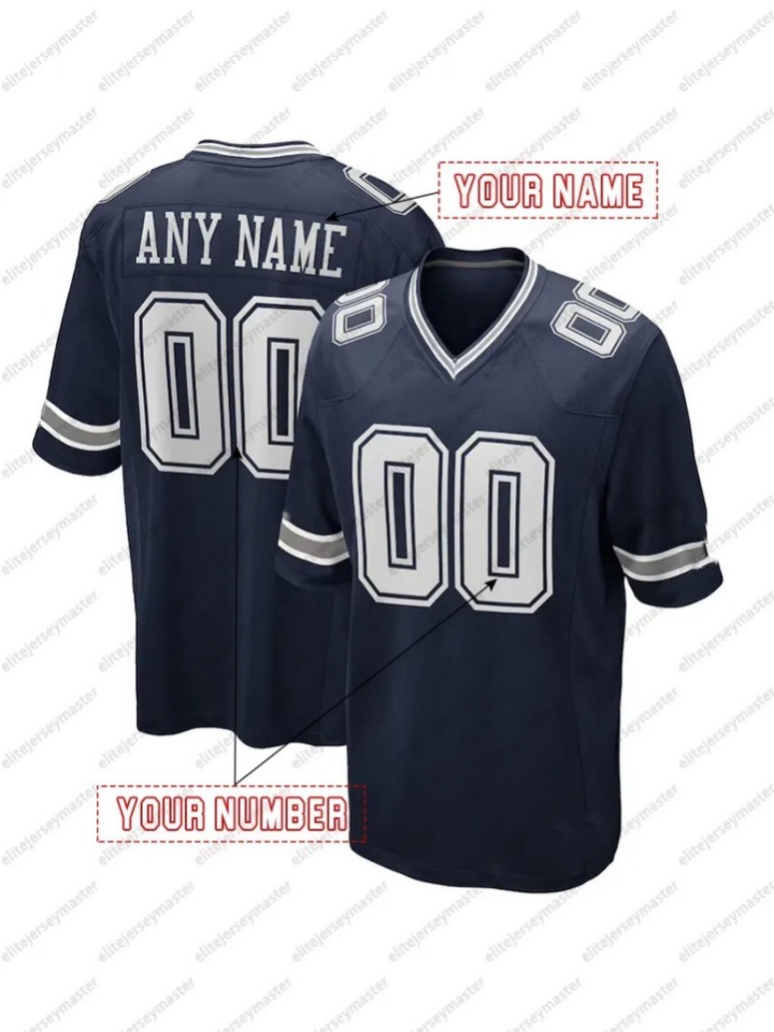 Ceedee Lamb 88 Dak Prescott 4 Trevon Diggs 7 Micah Parsons 11 Jake Ferguson 87 22 E.Smith Aubrey Personalized Customized Football Jerseys Custom Any Number Letter 666