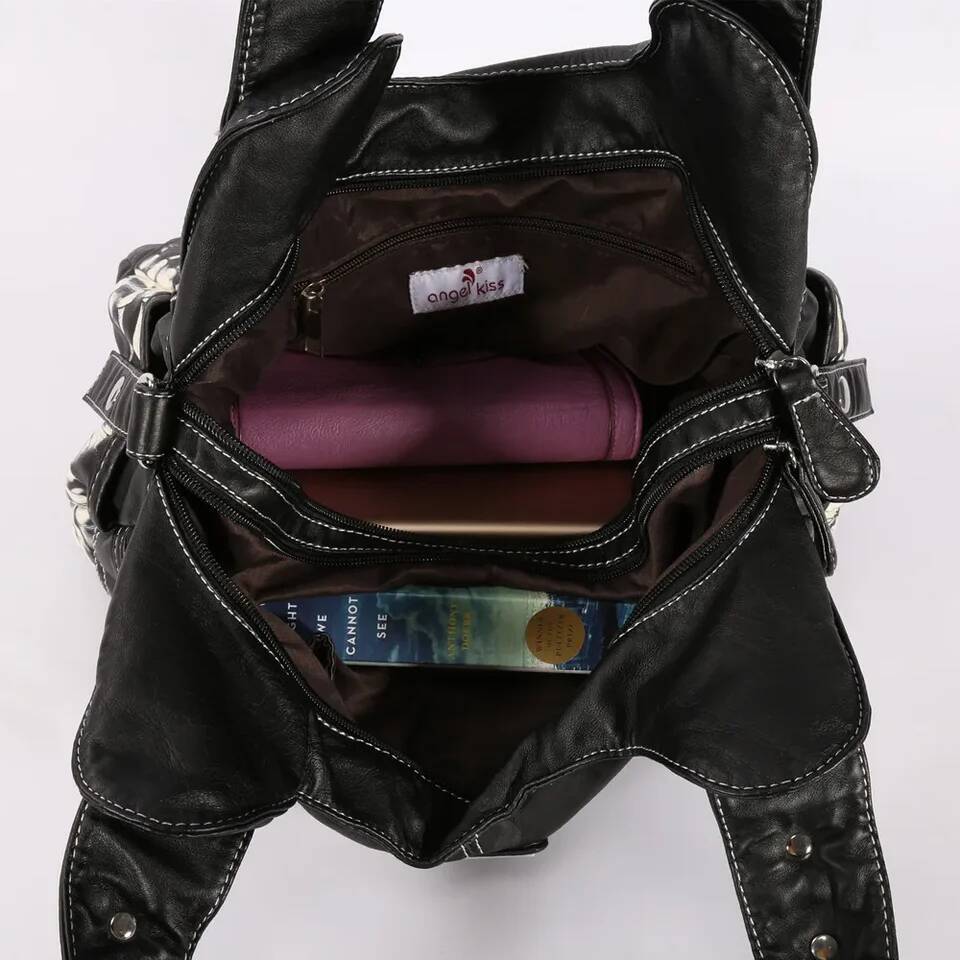 Angelkiss Bag Women Handhag Designers Shoulder bags Vintage Fashion Shoulder Bags Female Top-handle Tote Bag Large Purse