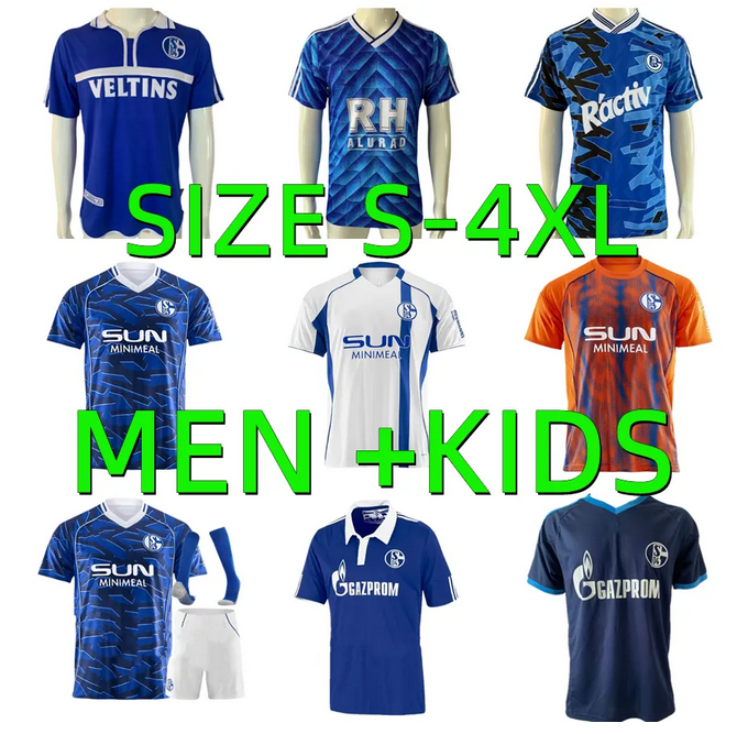 25 26 Schalke 04 Raul Soccer Jerseys 1988 1989 2001 2002 2010 2011 Retro OUWEJAN PALSSON LODE LATZA TERODDE ZALAZAR PIERINGER DREXLER THIAW 2025 2026 Football Shirt
