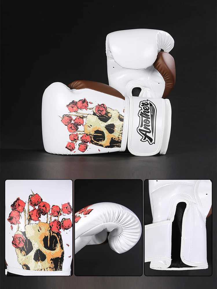 Boxing Gloves 16oz 14oz Pro Fight Training Sparring Gloves Fitness Muay Thai Kickboxing MMA Heavy Training Mitts for Men WomenXJ250802