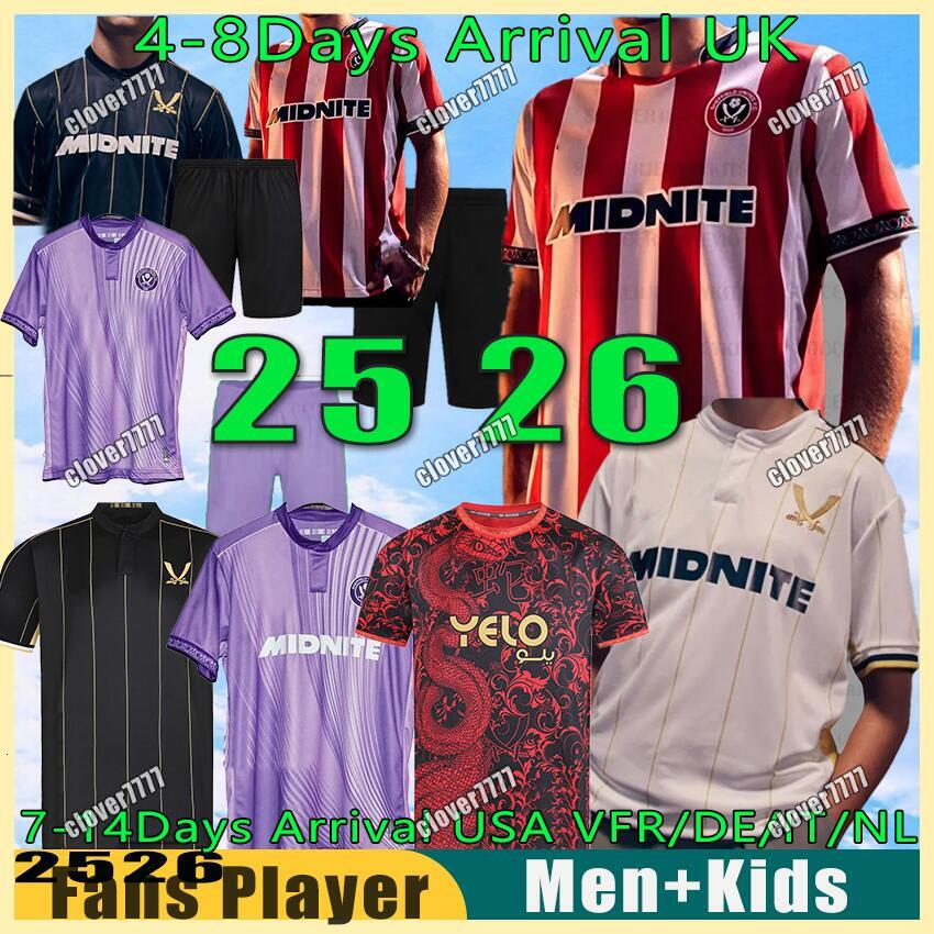 25 26 sheffield unitedfootball kit football shirt 2025 2026 soccer jerseys Snake Chinese New Year men Kids football kit set tops Uniform BREWSTER MOORE XXXL 4XL