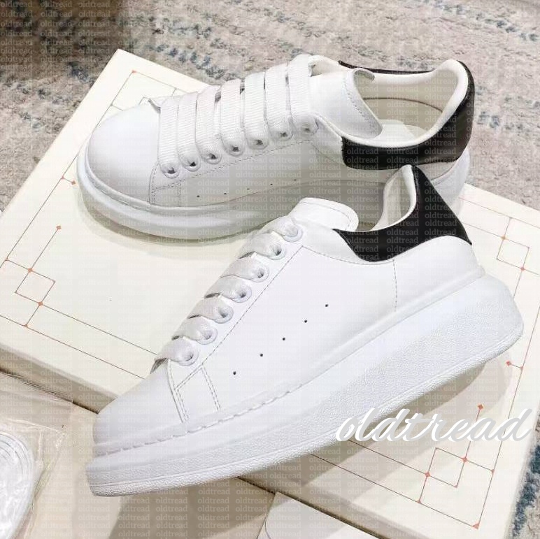 Designer shoe Oversized Sneaker Platform Scarpe MensWomens shoes White Black Leather suede velvet lace up chaussures espadrilles unisex sports trainers 35-46