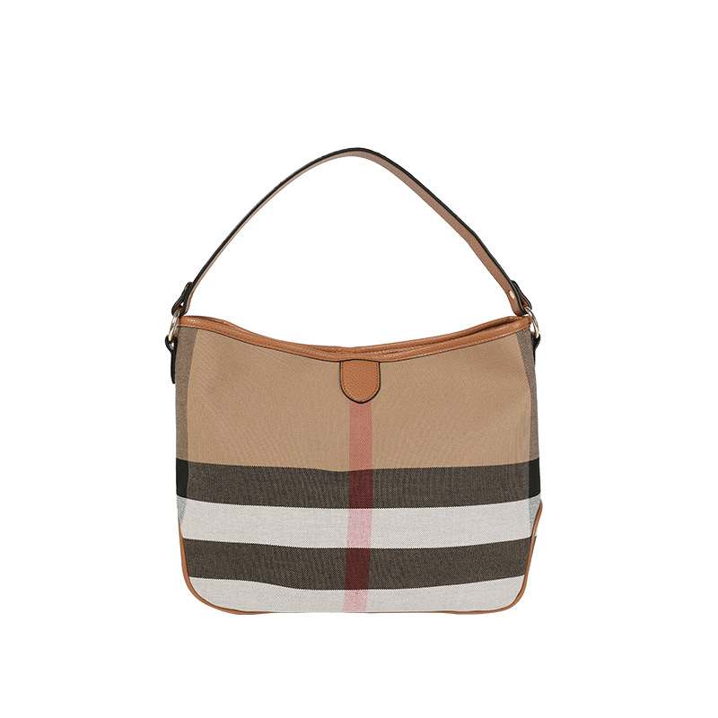 2025 Checked bags underarm bags large-capacity shopping bags handbags shoulder bags crossbody bags lightweight litchi-patterned women's bags with