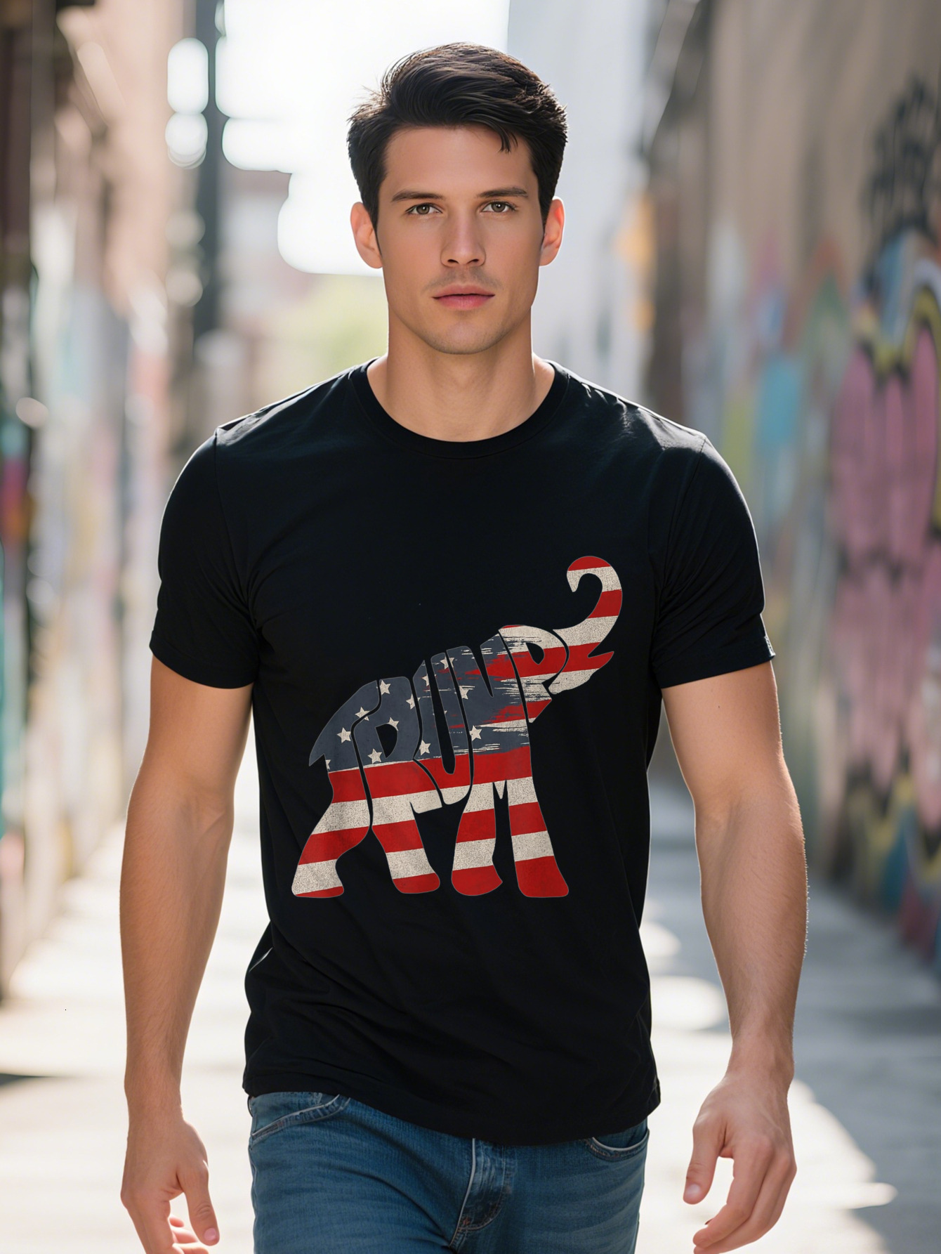 President Republican Elephant Supporter T Shirt G