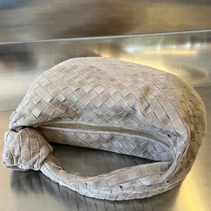 Woven Real genuine Leather Totes Shoulder Bag Knot Handbags Suede Knitted Handmade High Quality Womens designer bags women