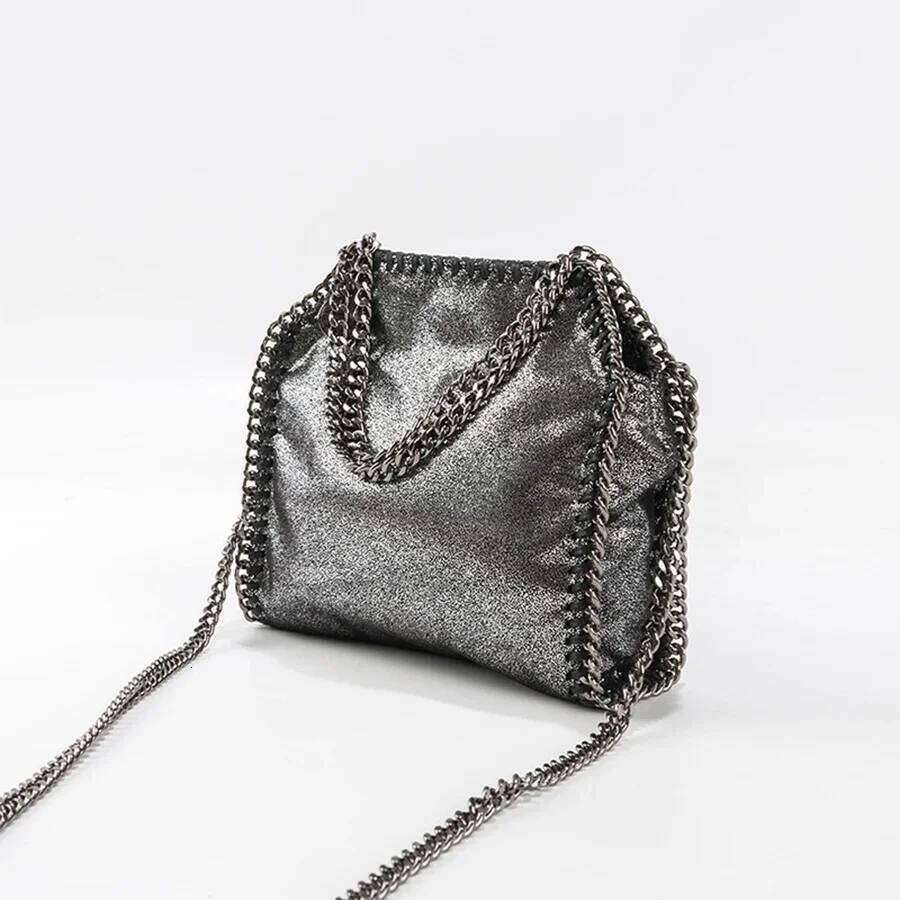 Luxury Designer Niche Brand Women's Metal Chain Small Square Crossbody Fashion Snake Crossbody Handbag - view 3