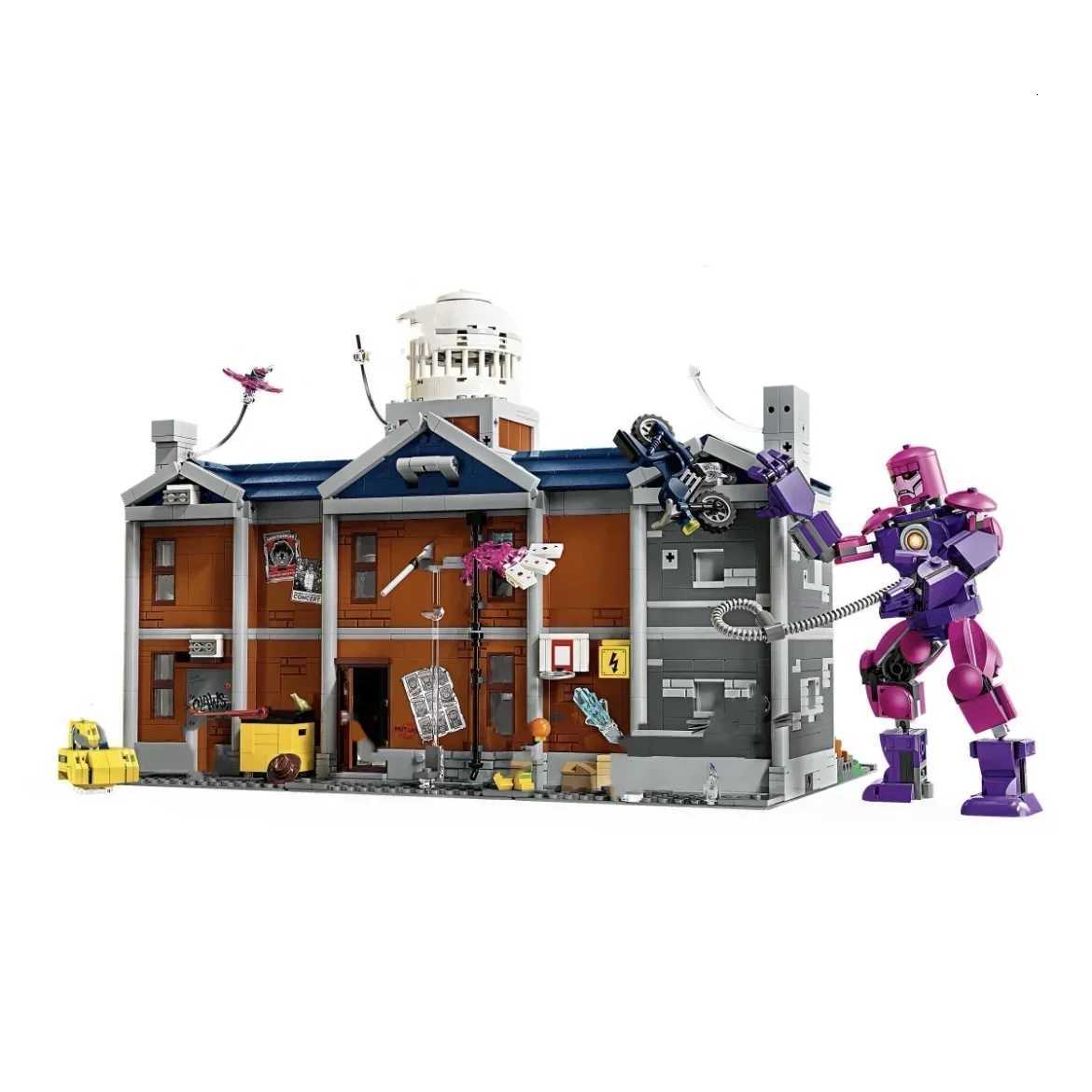 3093Pcs New X Mansion Modular Model Building Blocks Ci Architecture Streetview Set Bricks Toys for Adult Christmas Gifts XJ250802