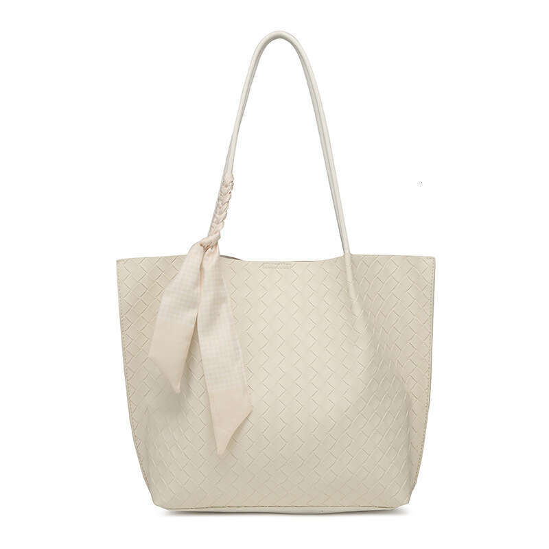 2025 New Woven Tote Versatile Commuting Casual Large Capacity Underarm High-Quality Texture Single Shoulder Bag for Women
