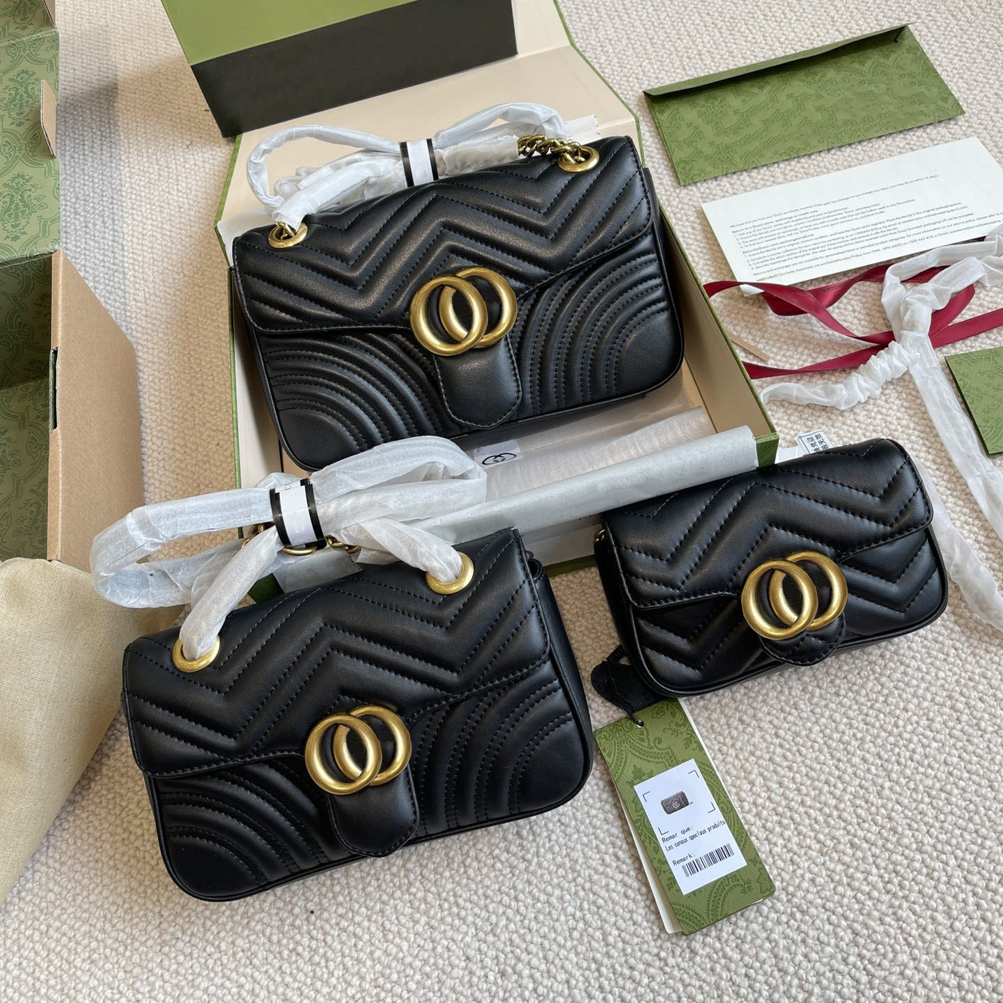 New!Classic Designer Bags High Quality Shoulder Bags Marmont Bags Women's Mini Handbags Luxury Camera Bags Large, medium, small and large sizes for your choice