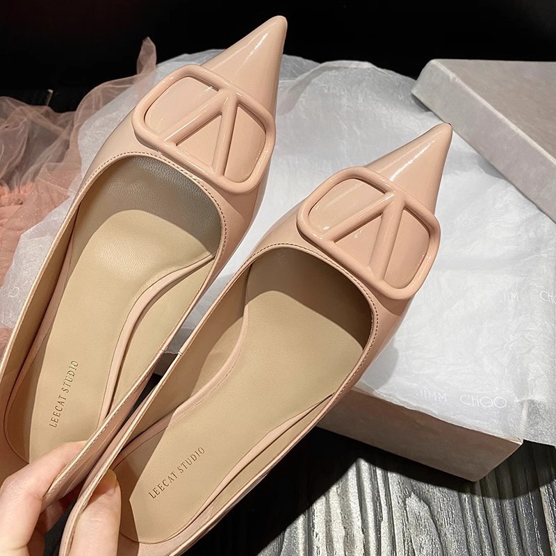 Free delivery designer Dress Shoes Pointed Toes sandals slippers heel slides womans summer female sandal outdoor Slipper woman party office szie 35-43
