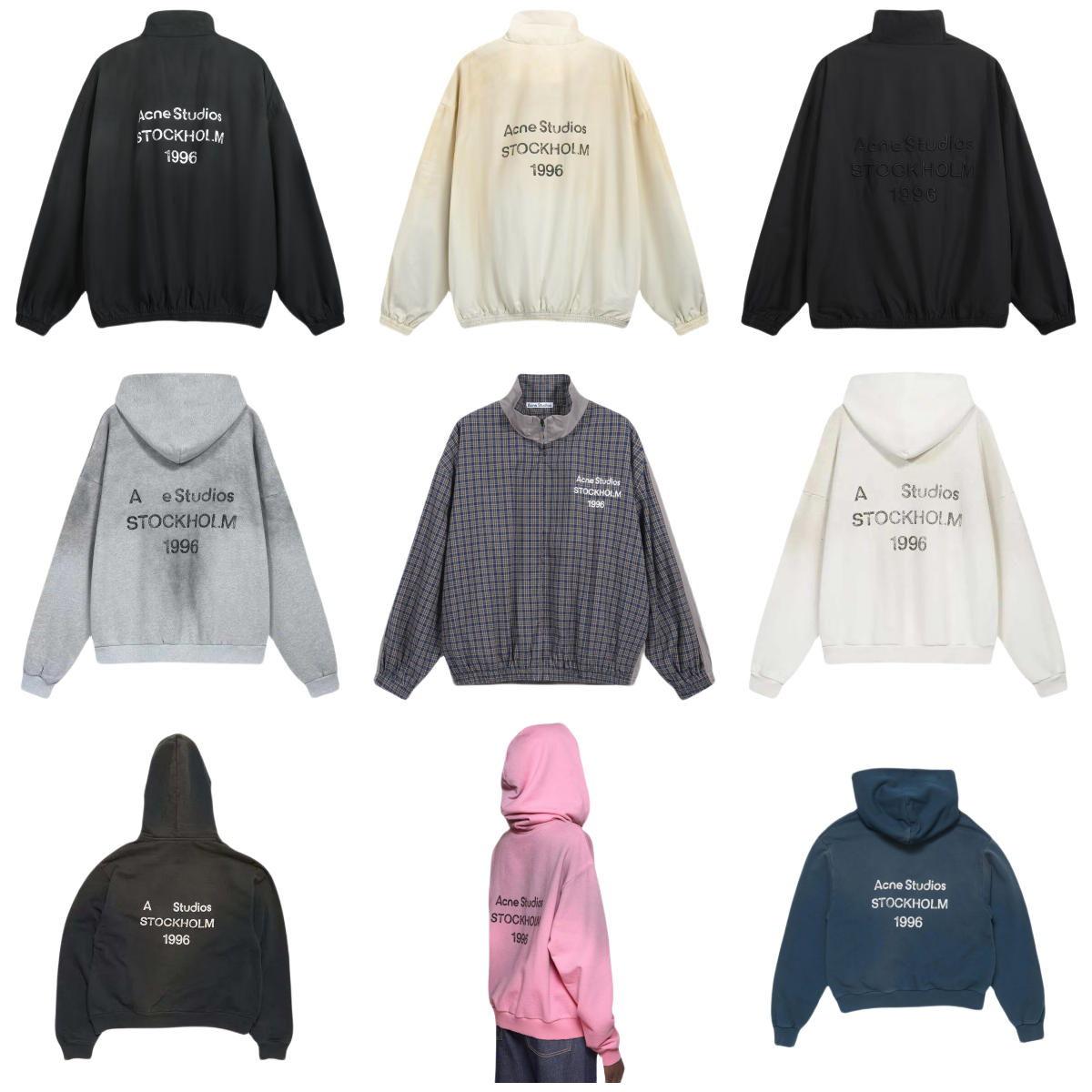 2025 acnee studios long sleeve hoodie designer t shirt sweater womens hoodie streetwear pullover sweatshirt loose hoodies hoody couple jacket