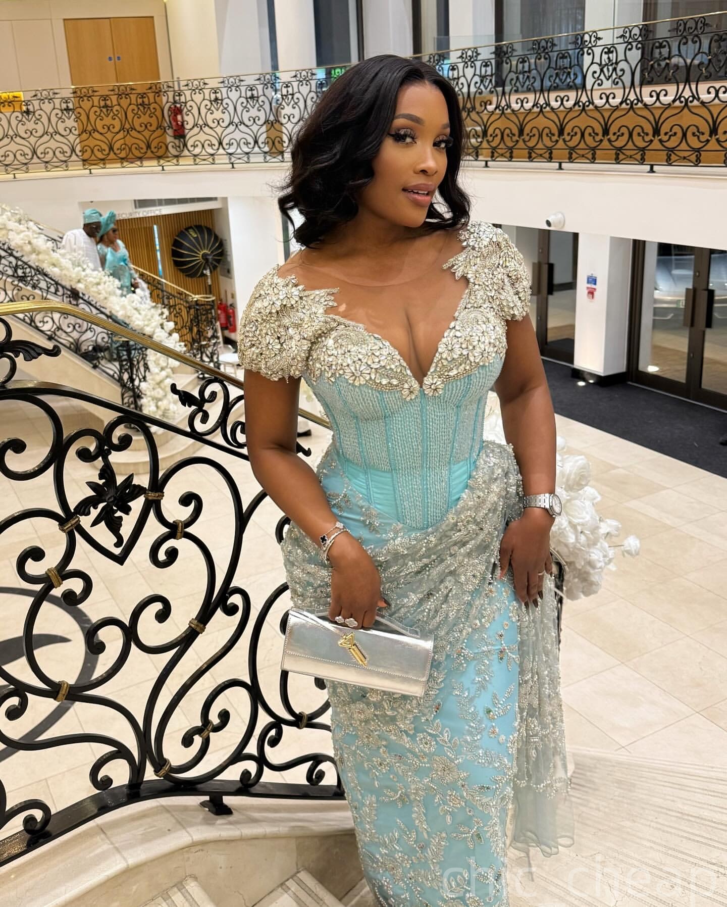 Sheath Sage Evening Dresses Beaded Crystals Sequined Lace Prom Formal Party Second Birthday Engagement Gowns Plus Size Dress For Special Occasions