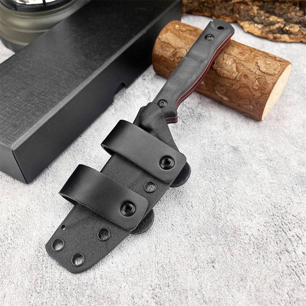 Light Outdoor Tactical Straight 8Cr13Mov Fixed Blade G10 Handle EDC Neck Knife with Sheath Camping Survival Tool high-quality
