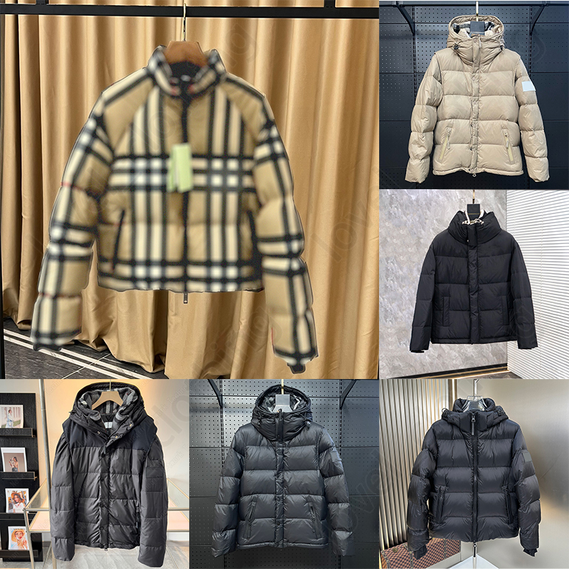 Burburryly Puffer jacket Designer coat jacket Down Cotton Warm Parka Coat women men Puffer Jackets Letter Print Clothing Couple street style Winter winterjacke