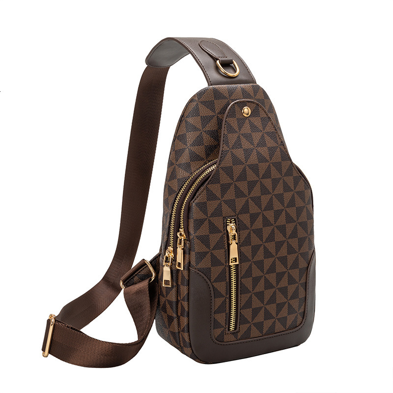 Designer Bag 2025 New Men Bag Windmill Pattern Print Chest Bag Fashion Luxury Bag Versatile Single Shoulder Crossbody Bag Casual Trendy Brand Woman�
