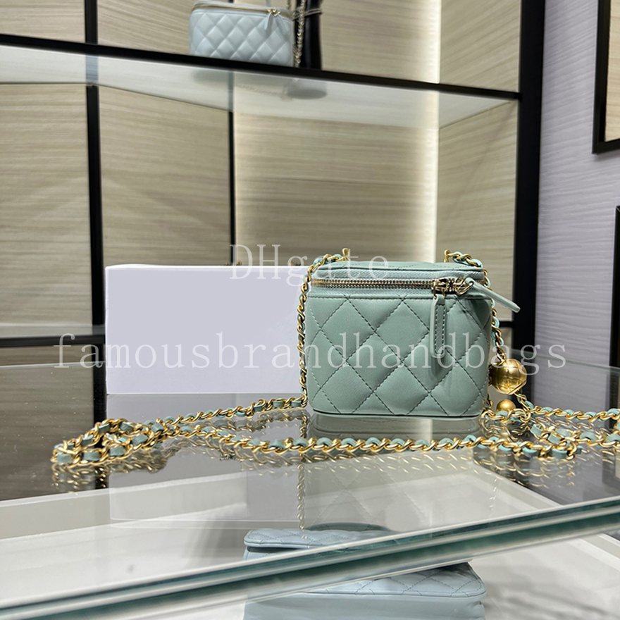 Vanity Case Designer Chain Bag 11CM Mirror Quality Women Crossbody Bag Luxury Shoulder Bag With Box 24C17D