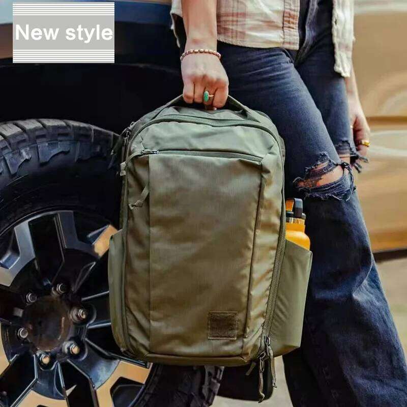 Durable Multi Pocket Outdoor Daypack Men Large Capacity Business Travel Commute Hiking Waterproof Laptop Backpack Unisex