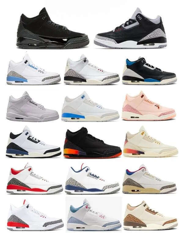 Men Basketball Shoes Black Cat White Cement Reimagined UNC Pure Money J Bain Palomino True Blue AMM Sports Sneakers