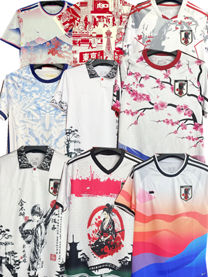 Japands Jersey JFA Y3 Football Shirt Stu Jersey Embroidered Designer TShirt Customized Football Shirt for Men Youth Women Athletic Shirts Soccer Jersey