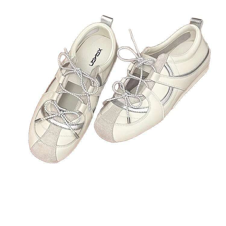 Korean Style Training for Women 2025 Summer New Fashion Versatile Comfortable Foot-Slimming Sports Casual Mary Jane Shoes