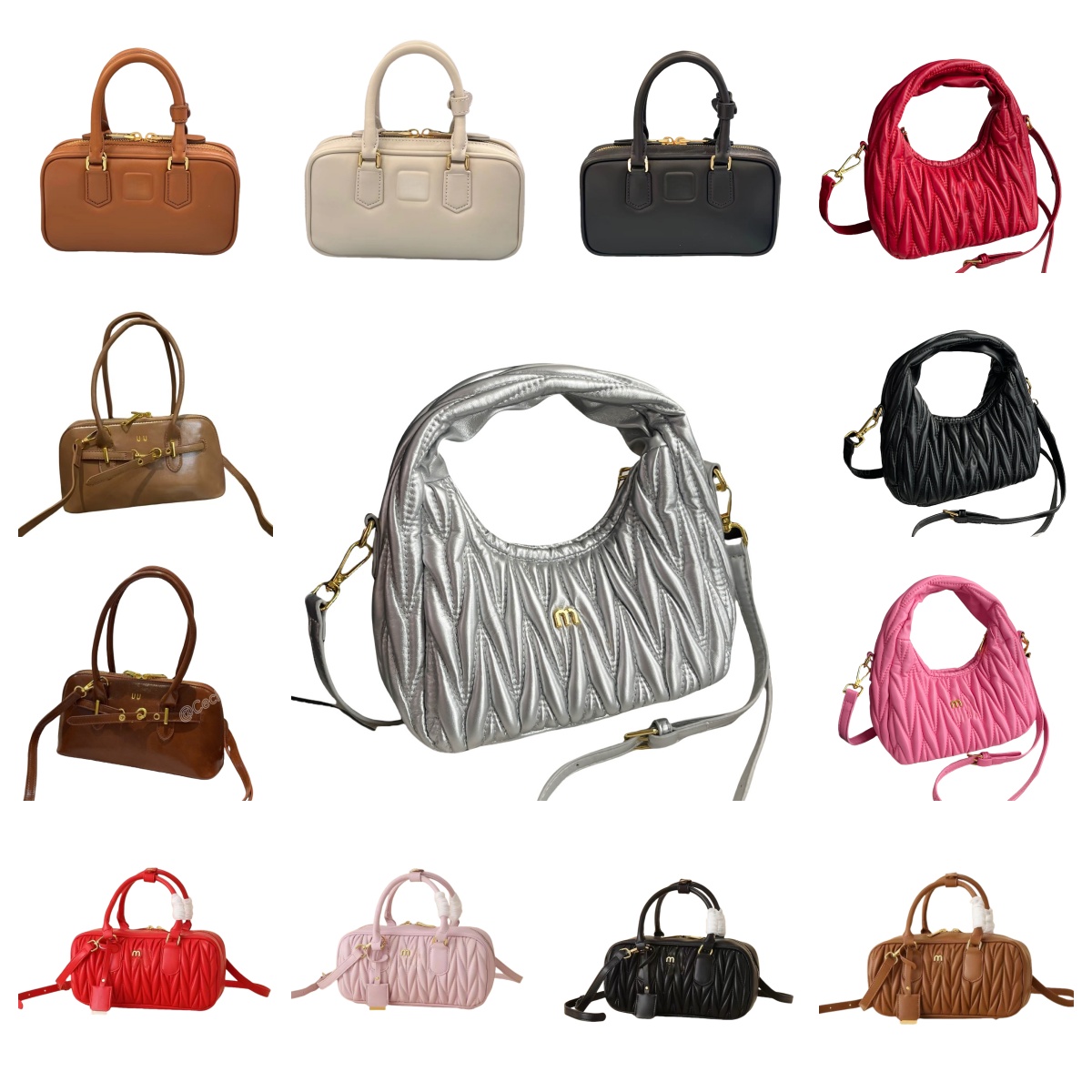 Designer Bags Shoulder Bags Luxury Bags Underarm Bags Sheepskin Cloudy Bags Tramp Handbags Hobo Bags Crescent Bags Wallet Ladies Fashion Bags