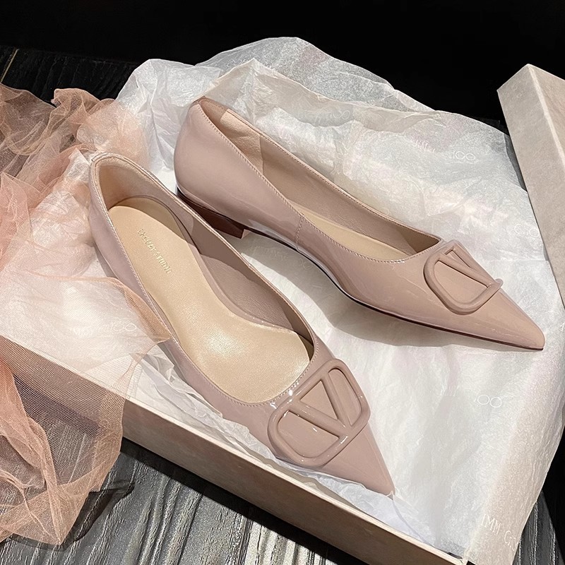Free delivery designer Dress Shoes Pointed Toes sandals slippers heel slides womans summer female sandal outdoor Slipper woman party office szie 35-43