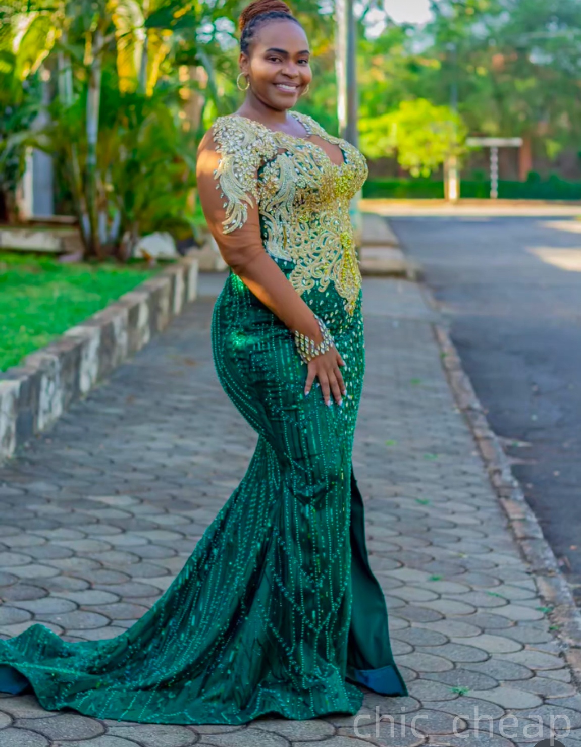 Green Mermaid Prom Dresses 2025 Lace Crystals Beaded Vintage Evening Formal Party Second Birthday Engagement Gowns Plus Size Dress For Special Occasio