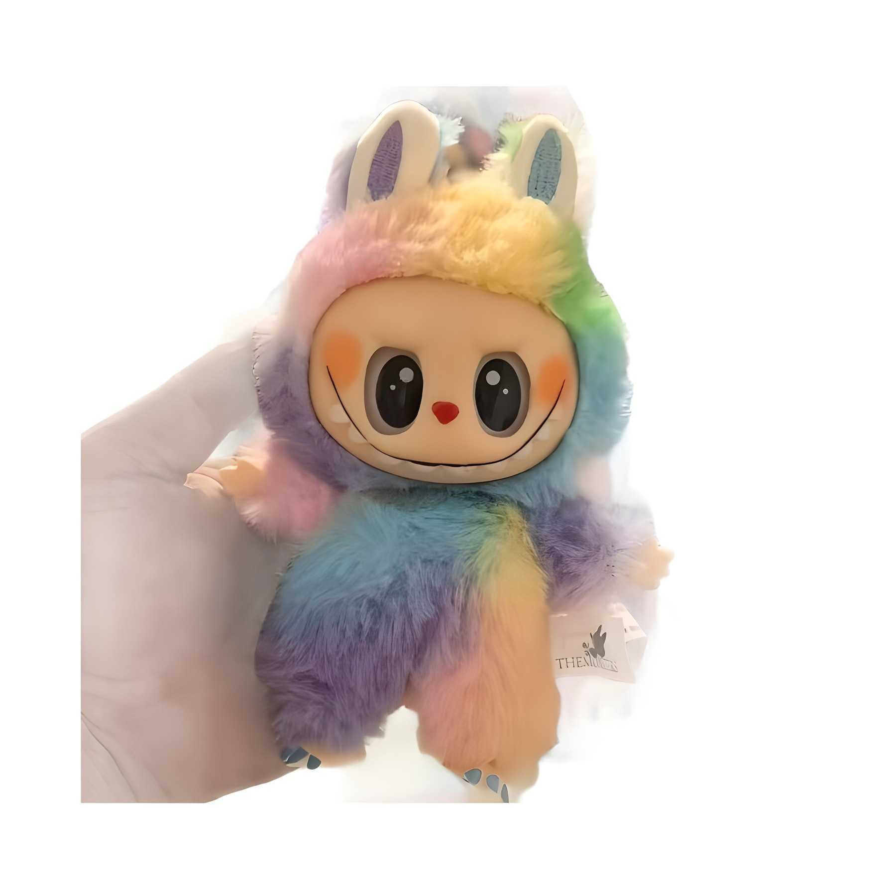 Labubu Fourth Generation Vinyl Face Plush Labubu Macaron High-Quality Fourth Generation Blind Box Keychain L250803