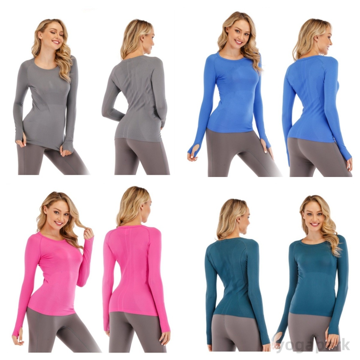Yoga Swiftly Tech women sport long sleeved seamles yoga top T-shirt slim fit lightweight quick drying sports shirt mesh structure comfortable and breathable