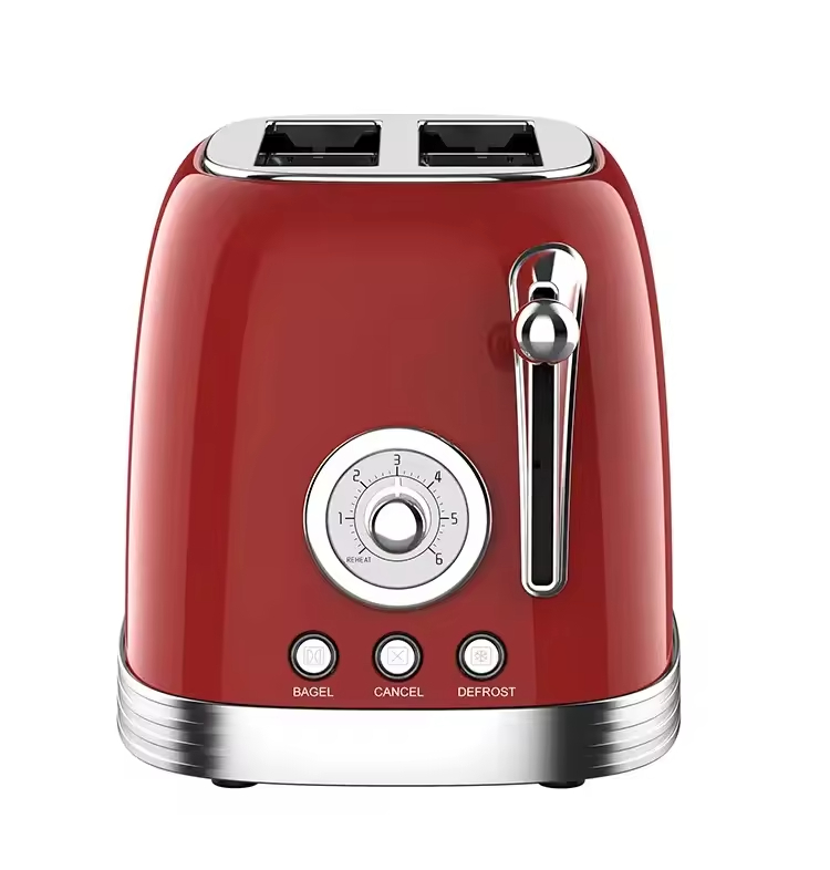 electric bread maker 815W electric sandwich toaster 2 slice toaster bread toaster household small kitchen appliances stainless steel commercial grill 
