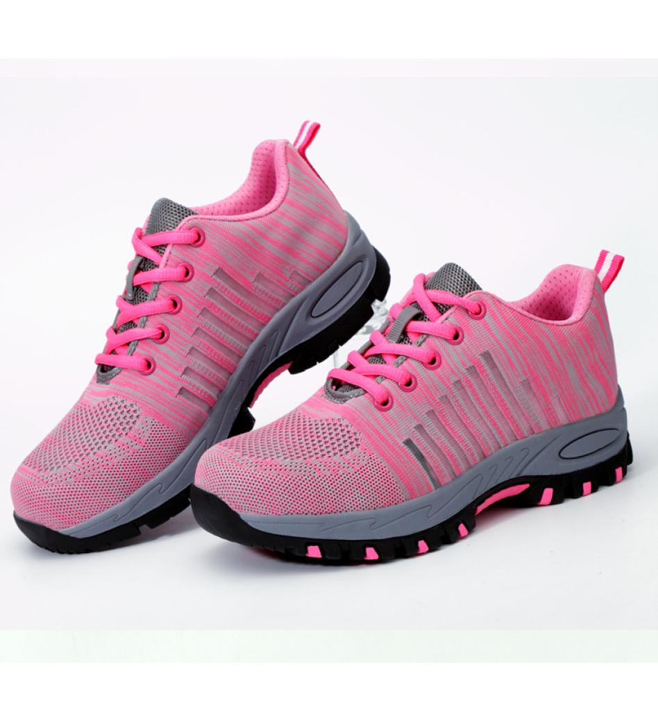 Womens Safety Shoes Steel Toe Shoes Antislip Antismashing Steel Bottom Safety Boots Wilderness Survival Female Work Sh8765837