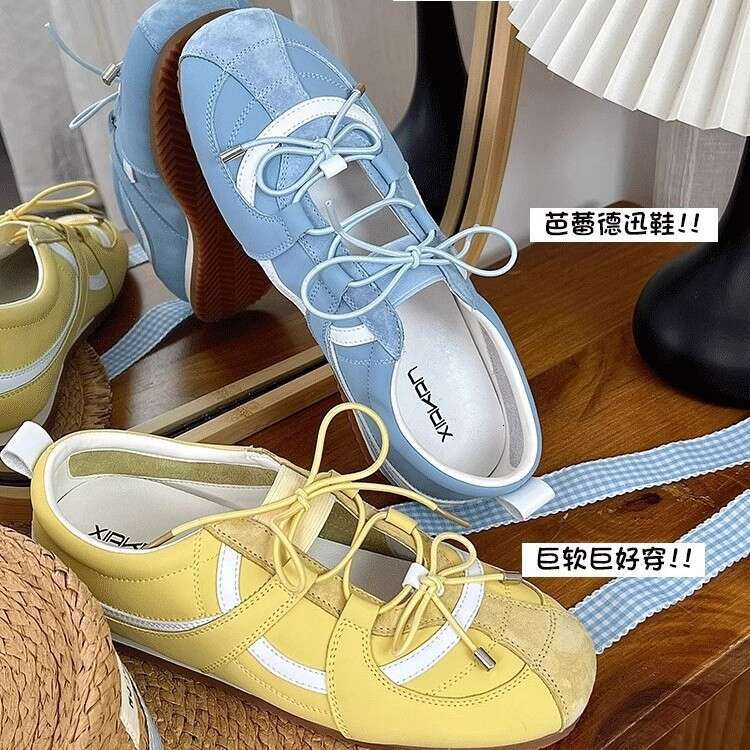 Korean Style Training for Women 2025 Summer New Fashion Versatile Comfortable Foot-Slimming Sports Casual Mary Jane Shoes