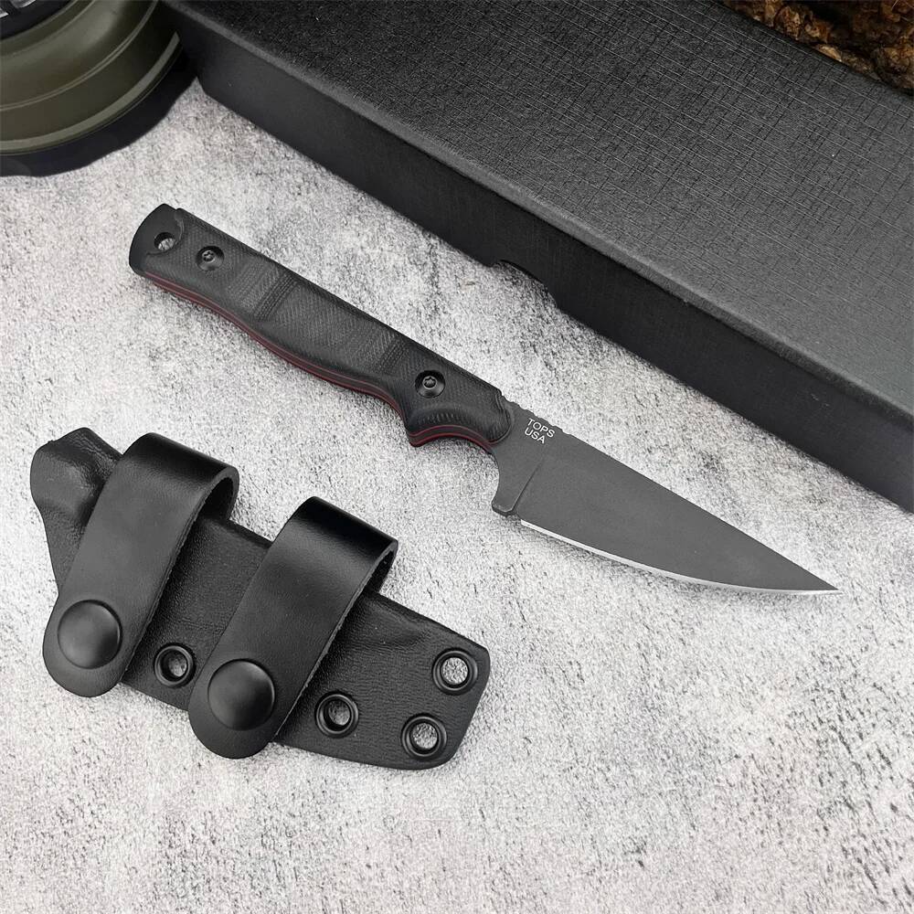 Light Outdoor Tactical Straight 8Cr13Mov Fixed Blade G10 Handle EDC Neck Knife with Sheath Camping Survival Tool high-quality