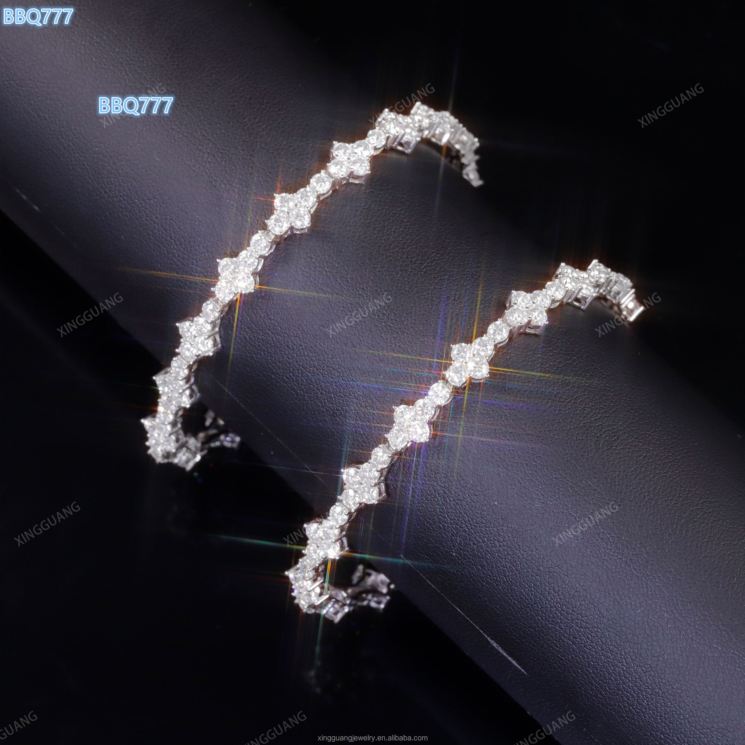 2025Hip Hop Jewelry Cross Design VVS Moissanite Bracelet 925 Sterling Silver Men Women Bracelet Iced Out Diamond Tennis Bracelet