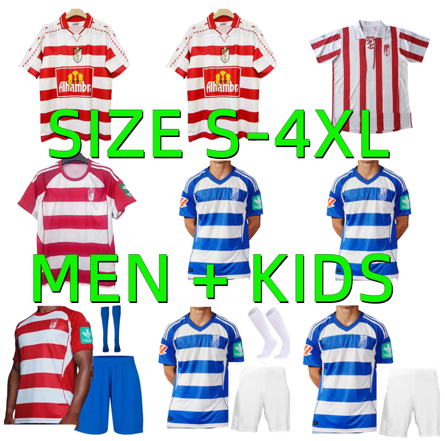 25 26 Granada CF soccer jerseys 1997 1998 2005 2006 RETRO L.WILLIAMS STOICHKOV BOYE M.TRIGUEROS WEISSMAN HONGLA INSUA RUIZ LAMA 2025 2026 Men kids kit Football shirt