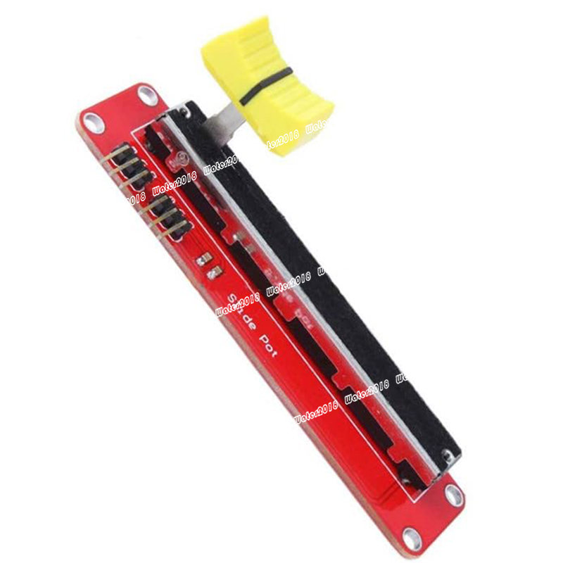 10K Linear Slide Potentiometer Module Analog Sensor 3.3V - 5V Dual Output for Arduino MCU ARM Electronic Block