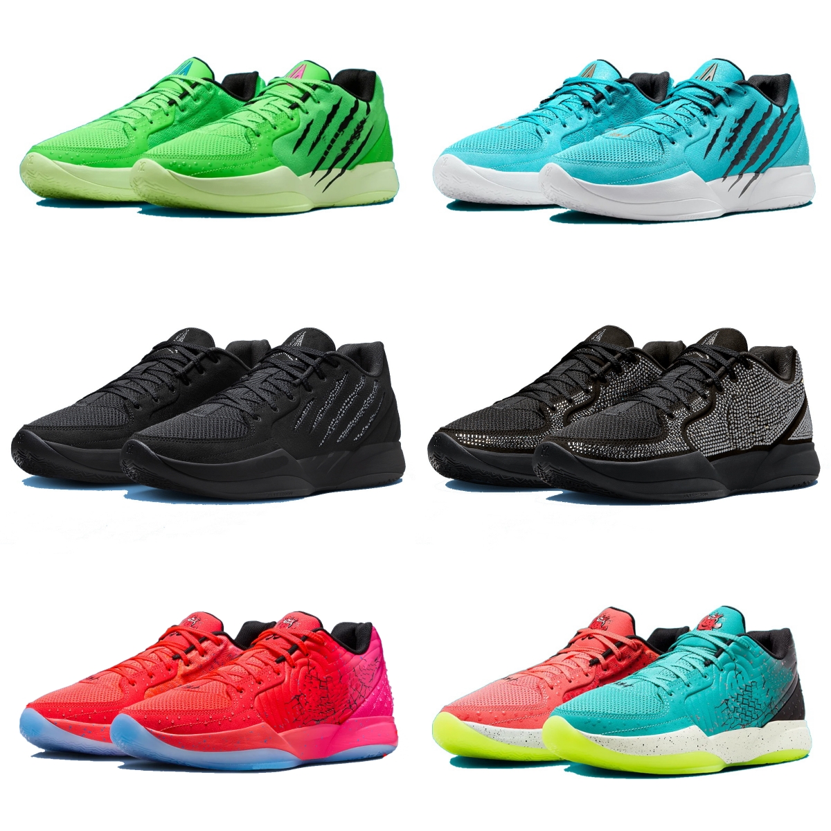 Top quality Ja 2 kool aid tropical punch Basketball Shoes NRG NY Scratch Green Pink Black Label men women Sport Shoe Trainner Sneakers