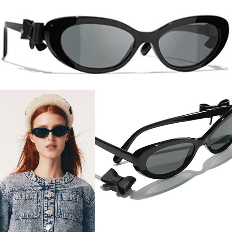 Fashionable lady cat eye sunglasses Retro narrow frame Classic black acetate cateye glasses Ladies Y2K Design Personalized Legs Polarization protection of lenses